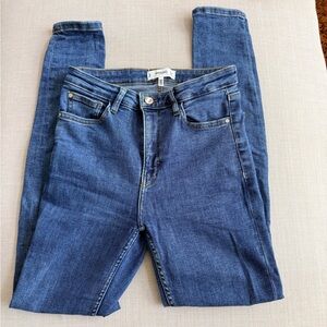 Mango Classic Blue Skinny Jeans